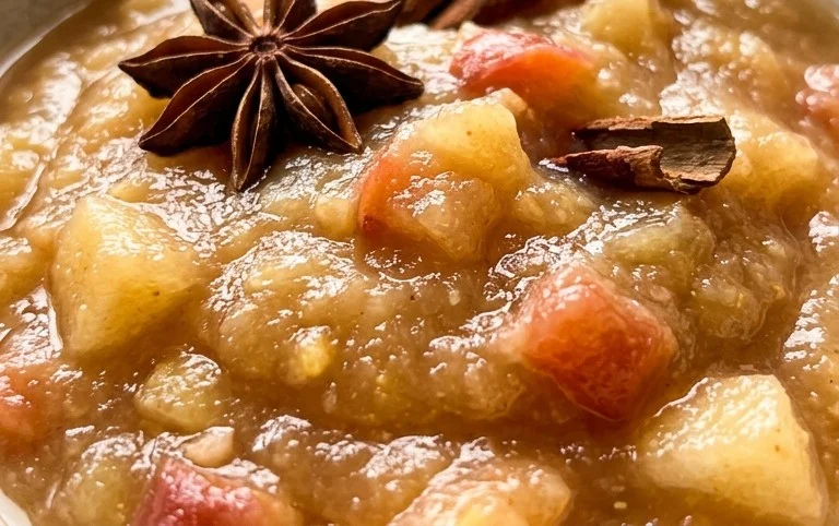 Slow Cooker Pear Applesauce