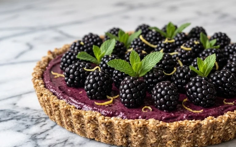 No-Bake Brombeer-Tarte: Sommer-Dessert Blitzschnell