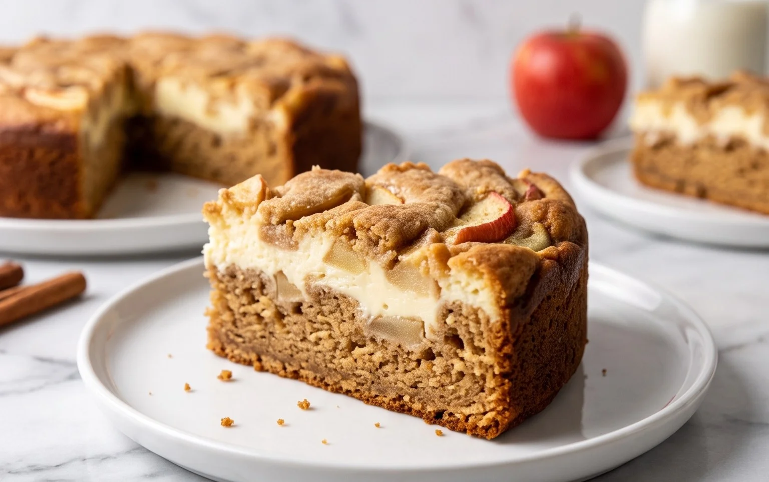 Saftiger Frischkäse Apfel Kuchen: Einfaches Rezept