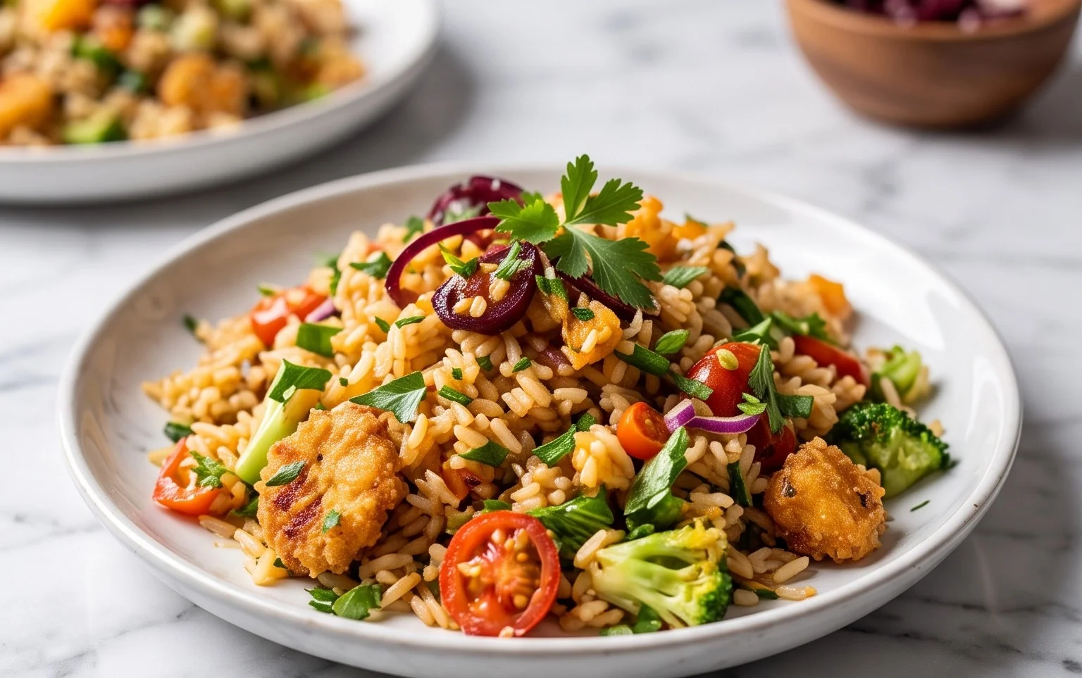 Knuspriger Reissalat: Köstlich, frisch & mit Crunch